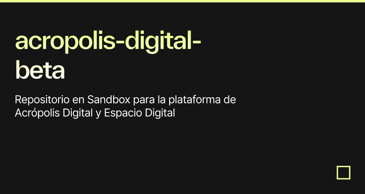 acropolis-digital-beta - Codesandbox
