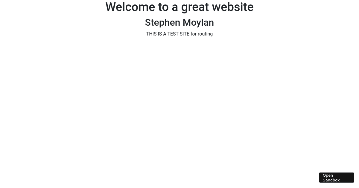 bootstrap - Codesandbox