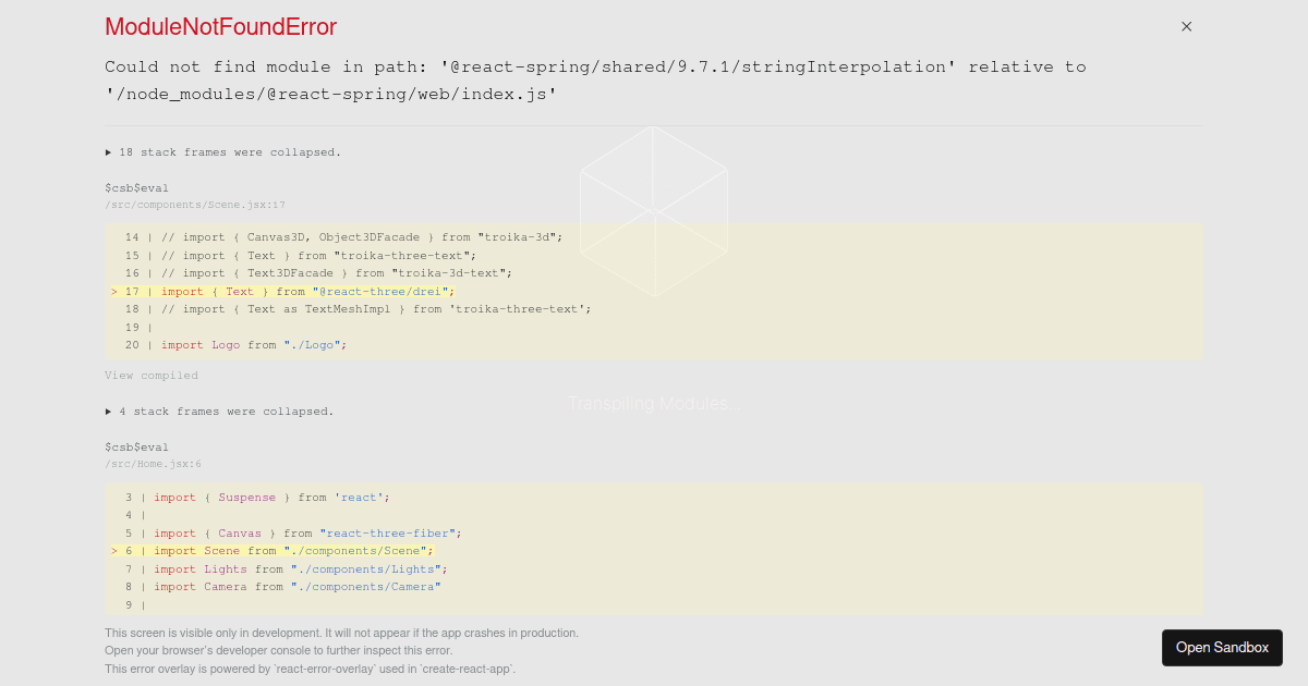 threejs-experiment-01_codesandbox (troika) - Codesandbox