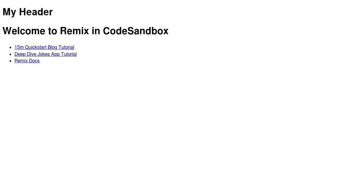 Remix v1 with v2_routing Codesandbox