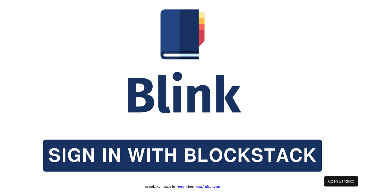 blink Codesandbox