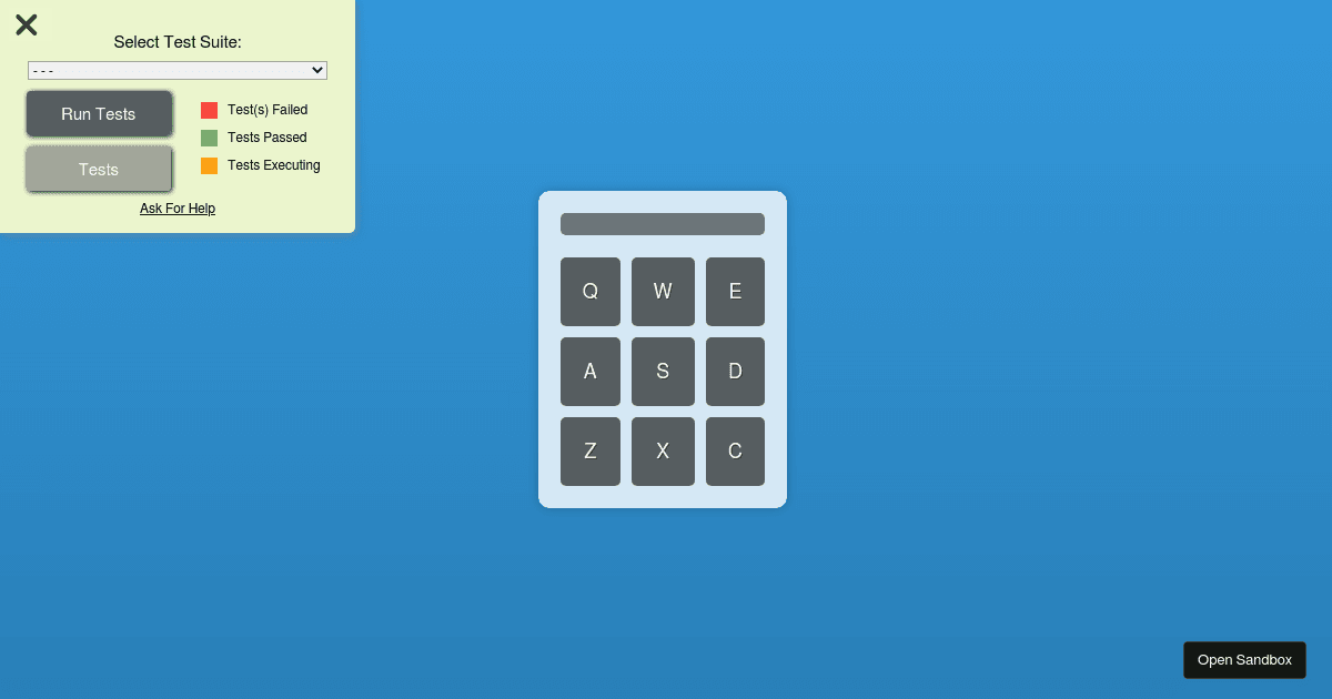 Build a Drum Machine Codesandbox