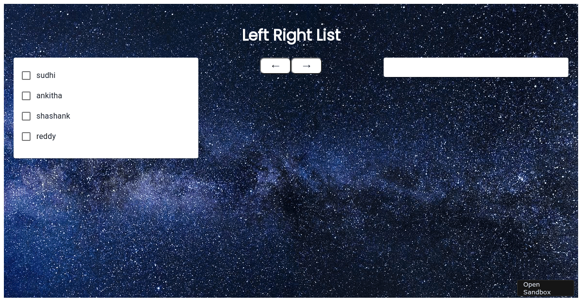 react - Codesandbox