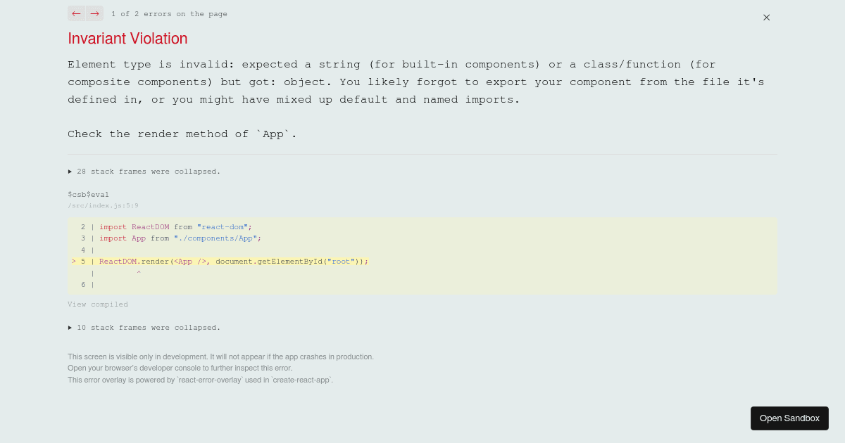 Conditional Rendering (forked) - Codesandbox