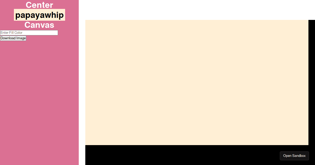 addpaddingtocenteredcanvaswithsidebar Codesandbox