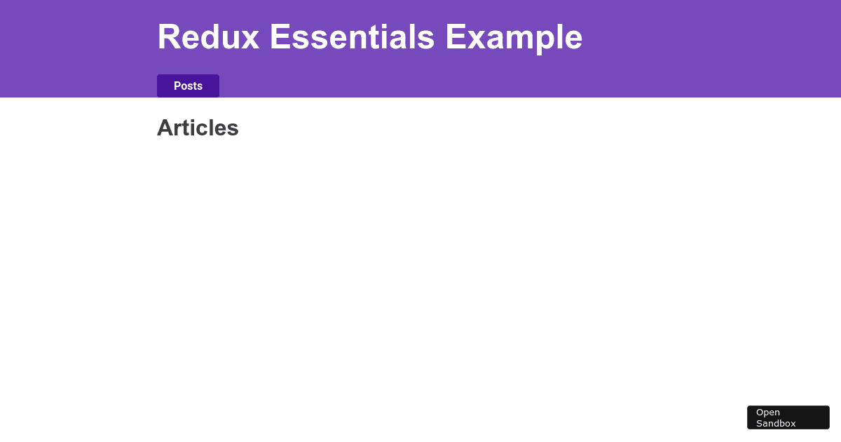 redux-essentials-example - Codesandbox