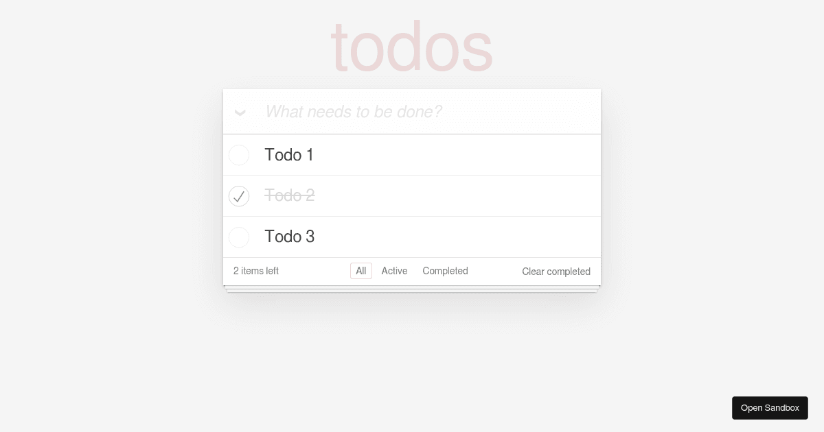 react - Codesandbox