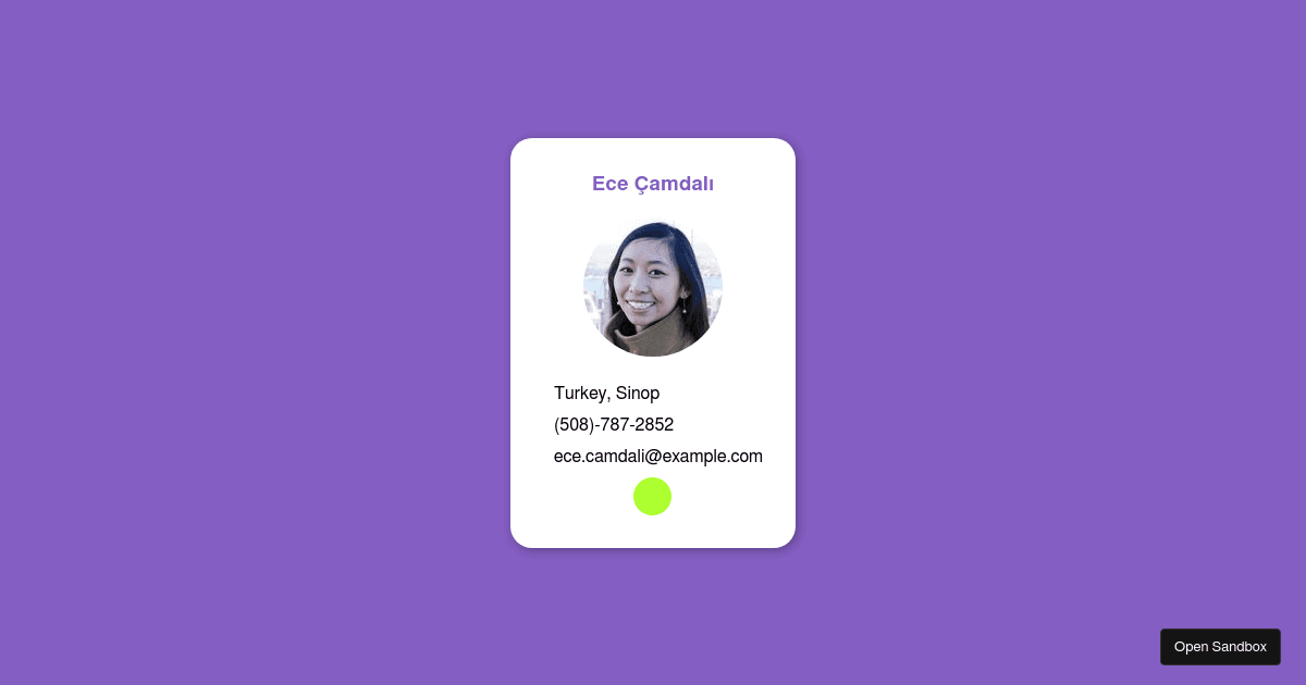 react - Codesandbox