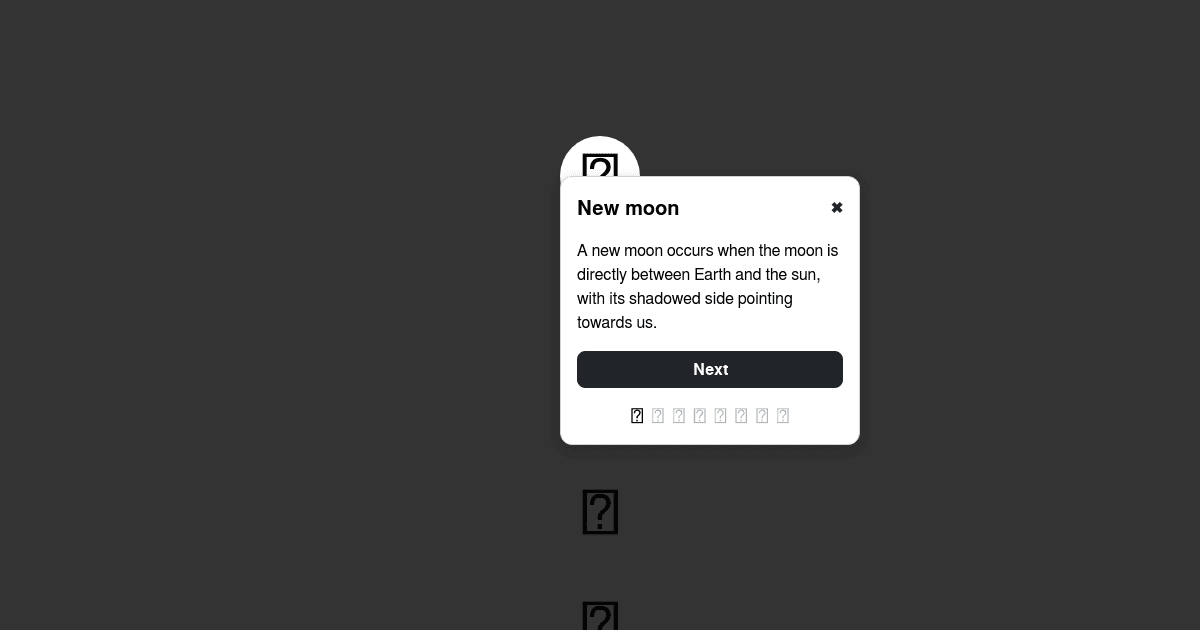 Dopt Custom Tour Example - Codesandbox