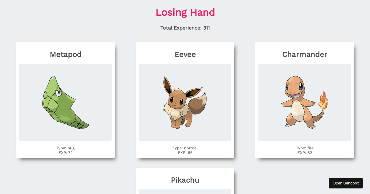 react - Codesandbox