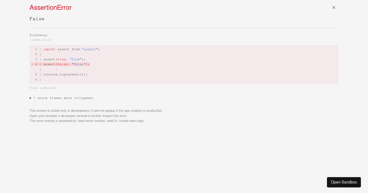 TypeScript Playground Export (forked) - Codesandbox