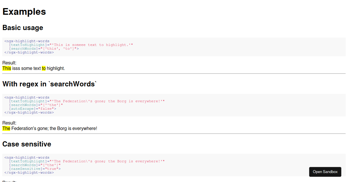Angular (forked) - Codesandbox