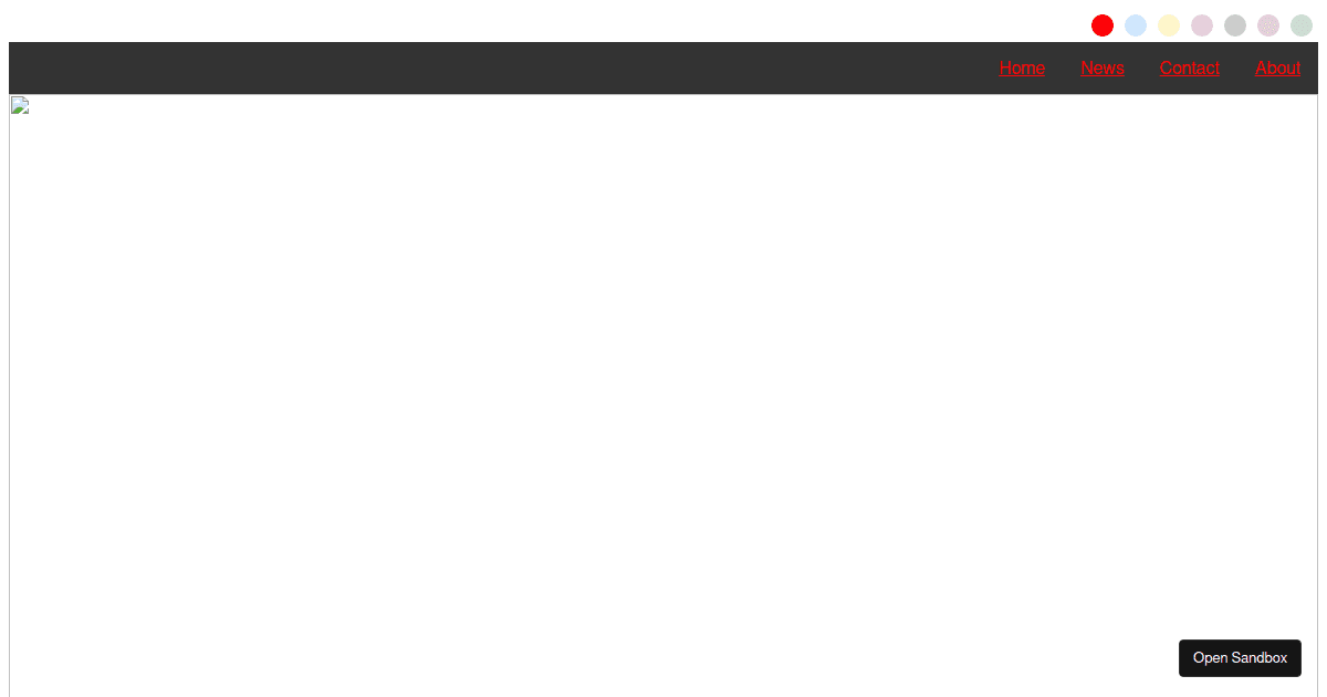 react - Codesandbox