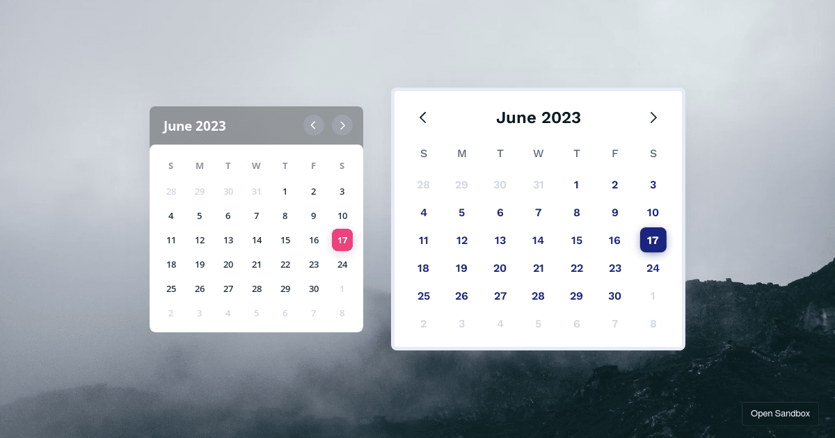 color-calendar (forked) - Codesandbox