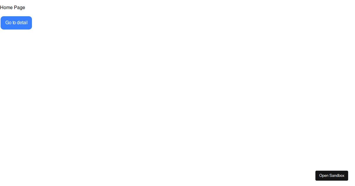 angularrouter Codesandbox