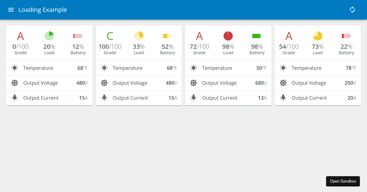 react-device-battery examples - CodeSandbox