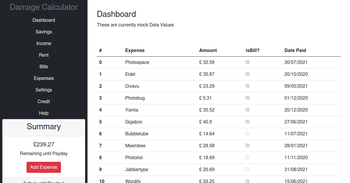 damagecalculator - Codesandbox