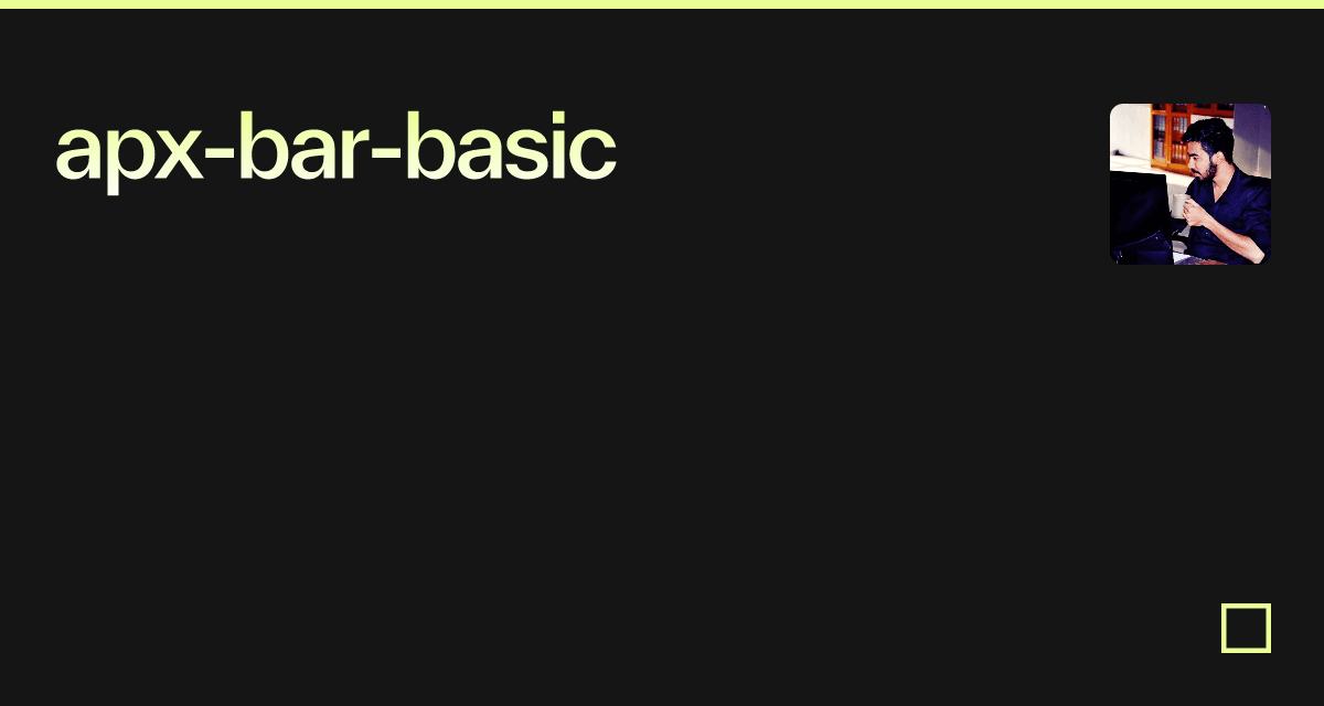 apx-bar-basic - Codesandbox