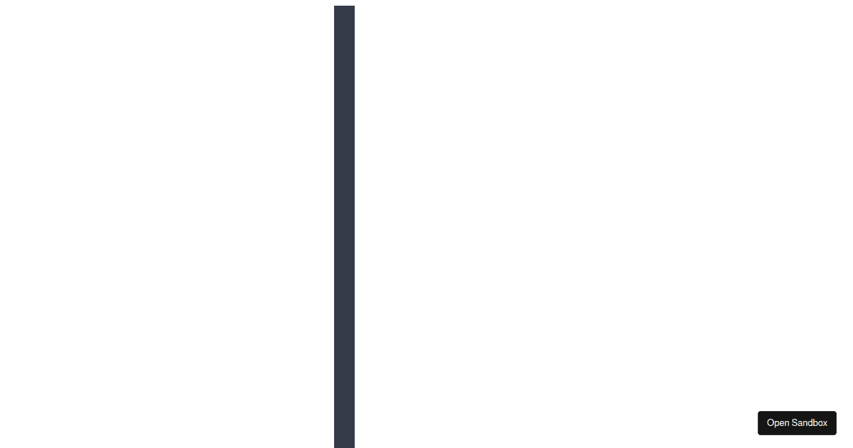 Resizable Panels for React - Codesandbox