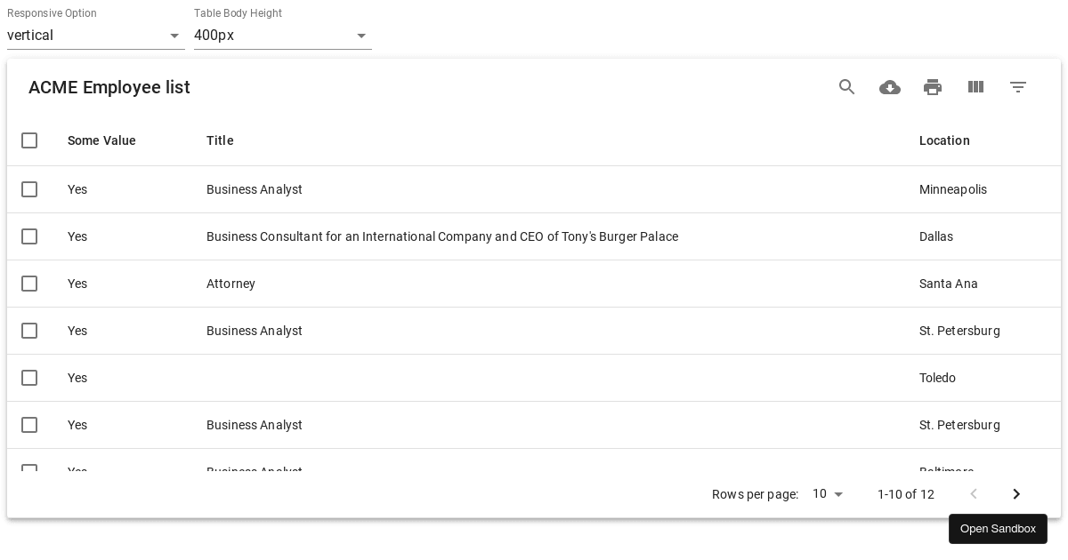 MUIDatatables - Custom Toolbar - Codesandbox