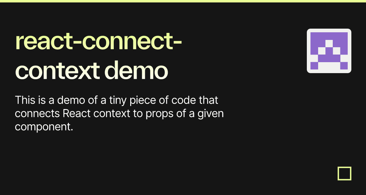 React Connect Context Demo Codesandbox 6930