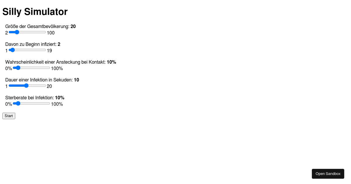 silly-simulator - Codesandbox