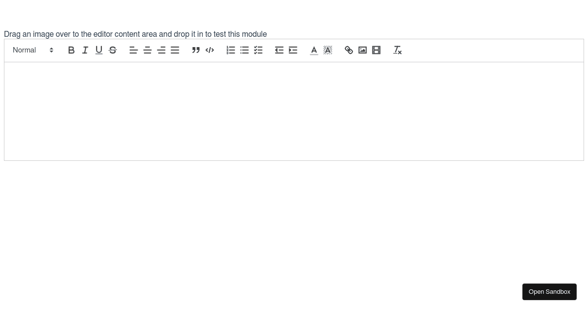 Vue2Editor - Custom Module (forked) - Codesandbox