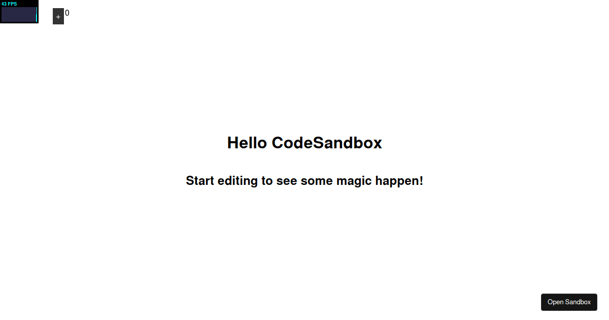Gestures Box - Codesandbox