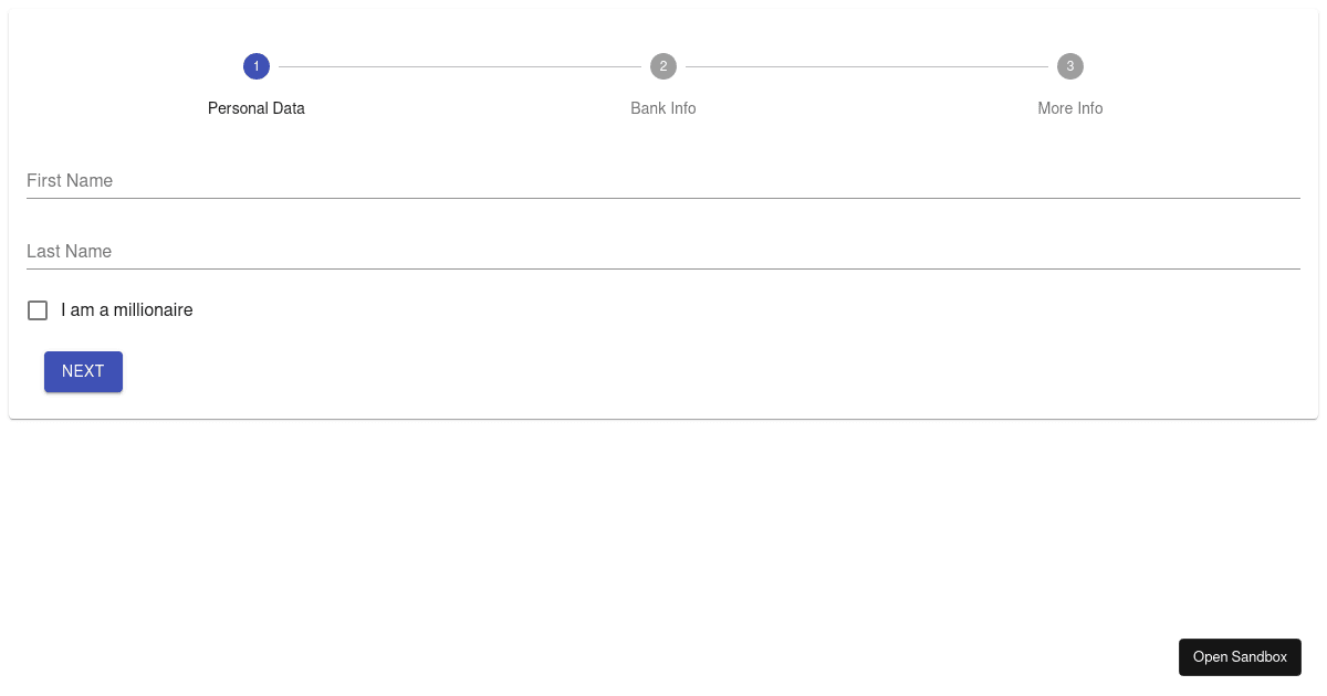 Formik Multi Step (forked) - Codesandbox