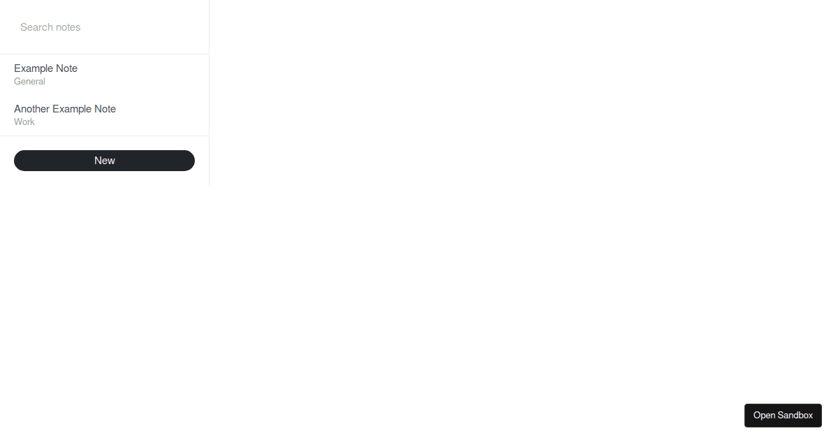 cliffpyles/starter-apps: Notes - Codesandbox