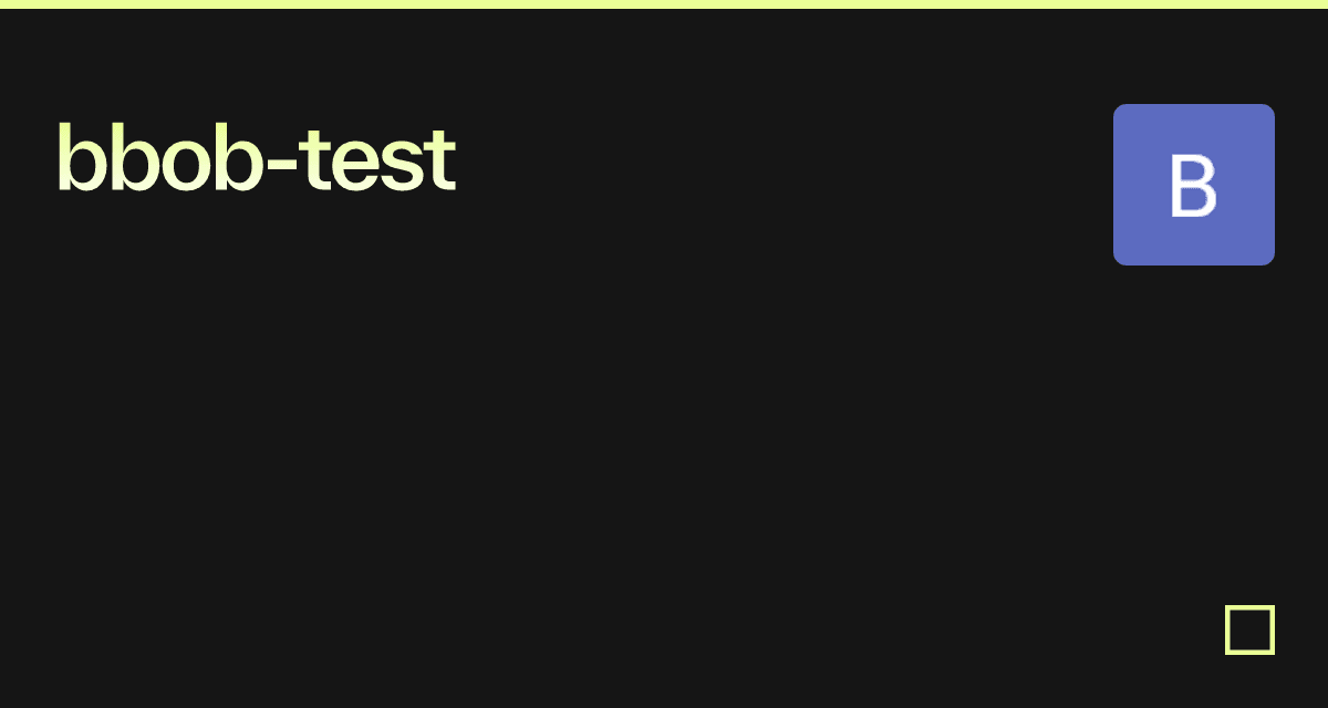 bbob-test - Codesandbox