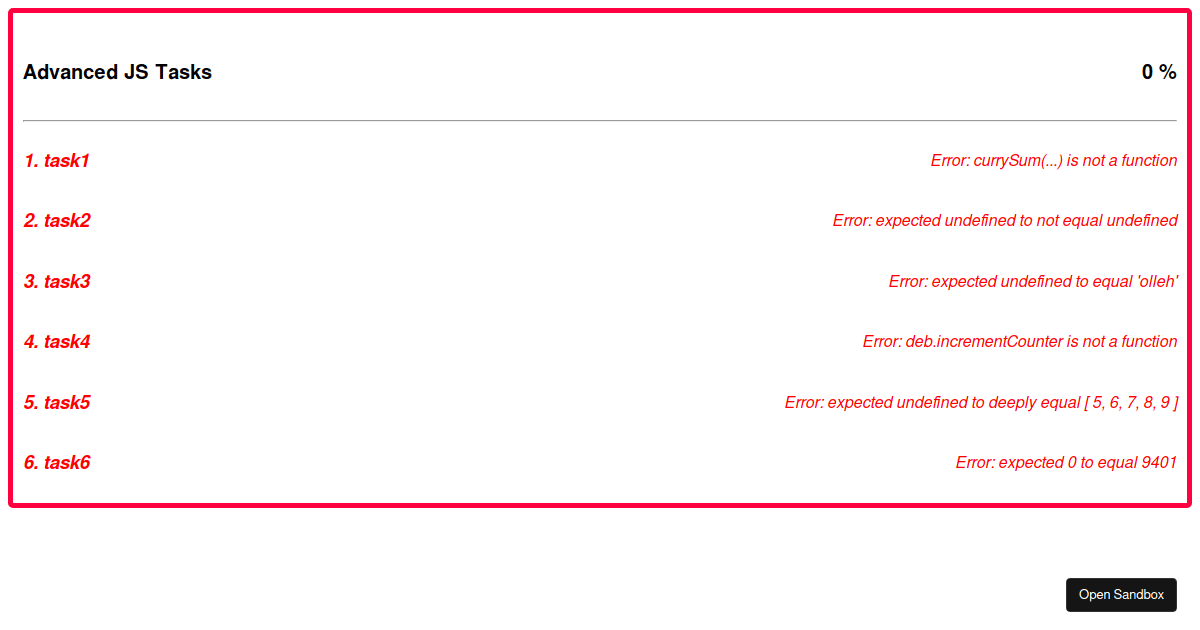 2 | Advanced - Codesandbox