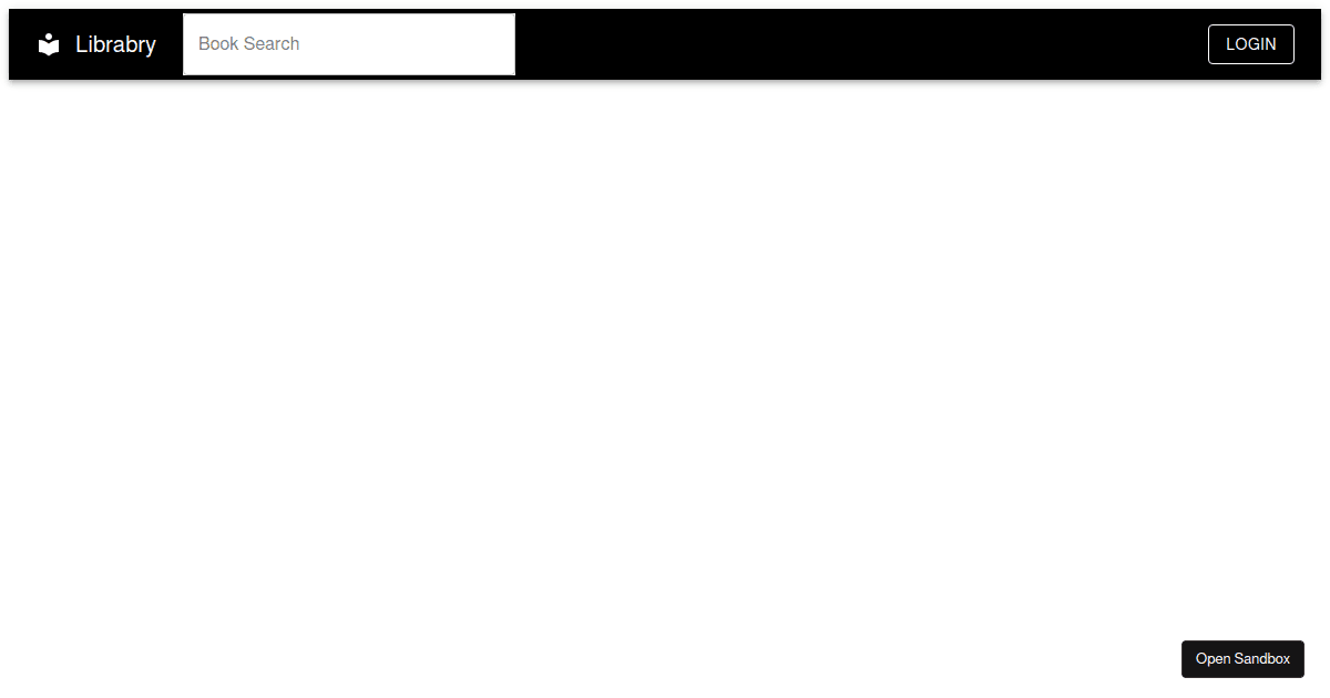 Library System - Codesandbox