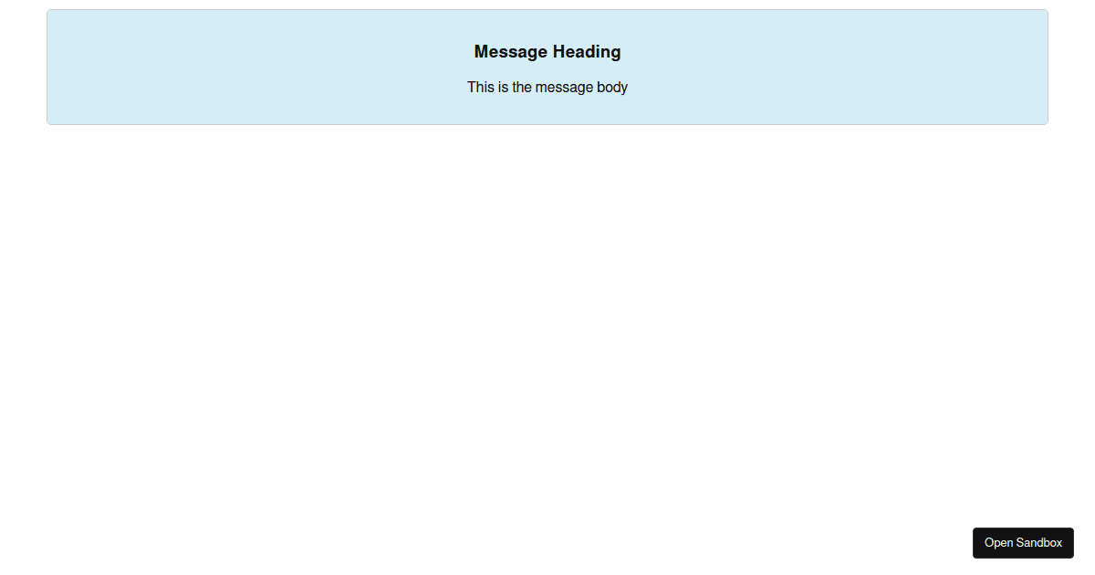 Message-Block-Custom-Children - Codesandbox