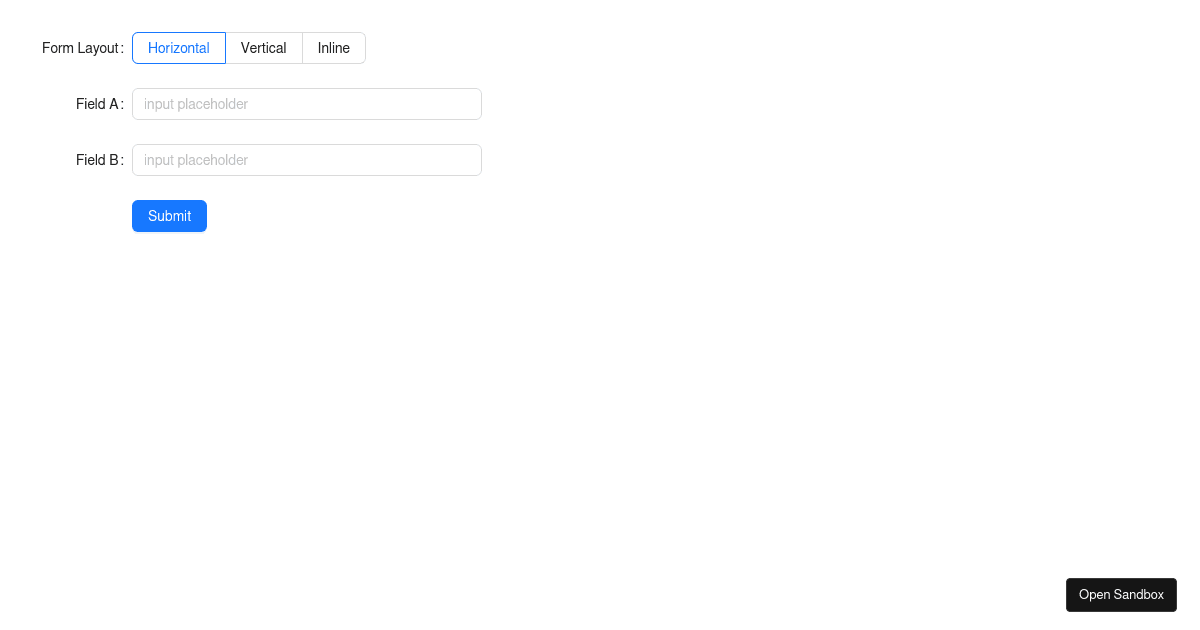 Form Layout - antd@5.12.1 - Codesandbox