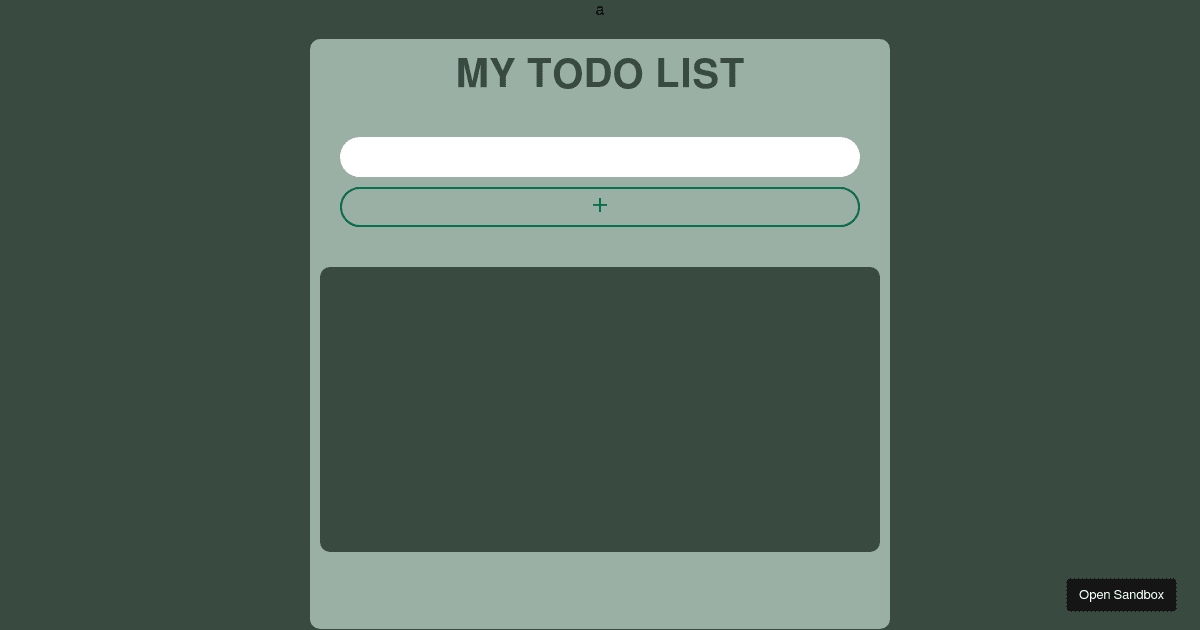todo - Codesandbox
