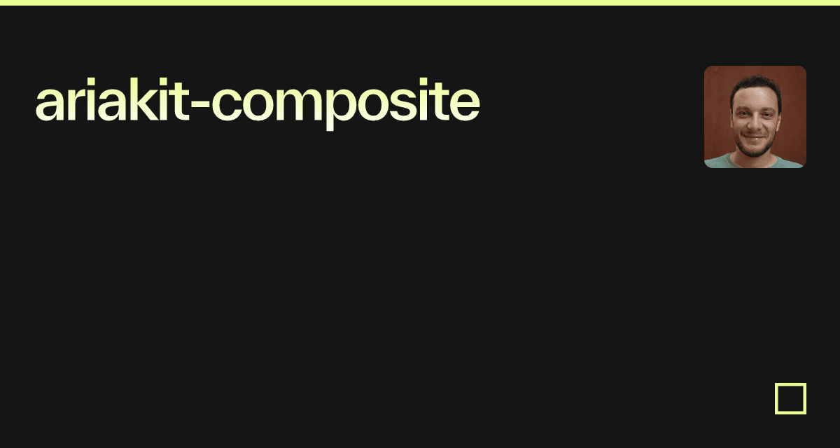 ariakit-composite - Codesandbox