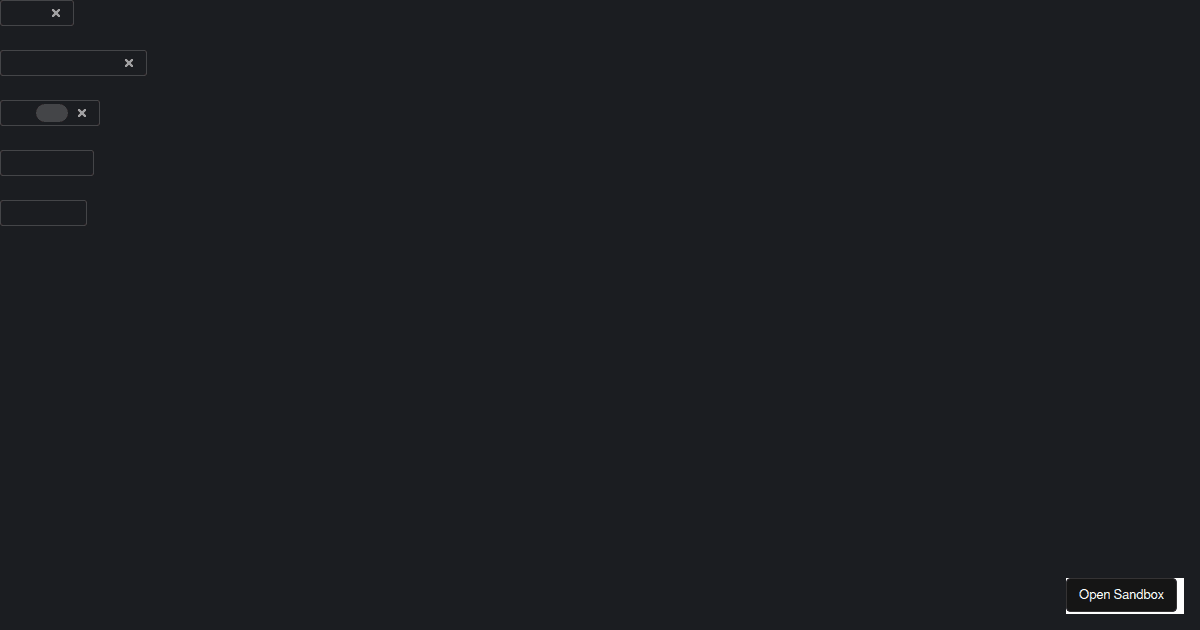 component dark theme test (forked) - Codesandbox