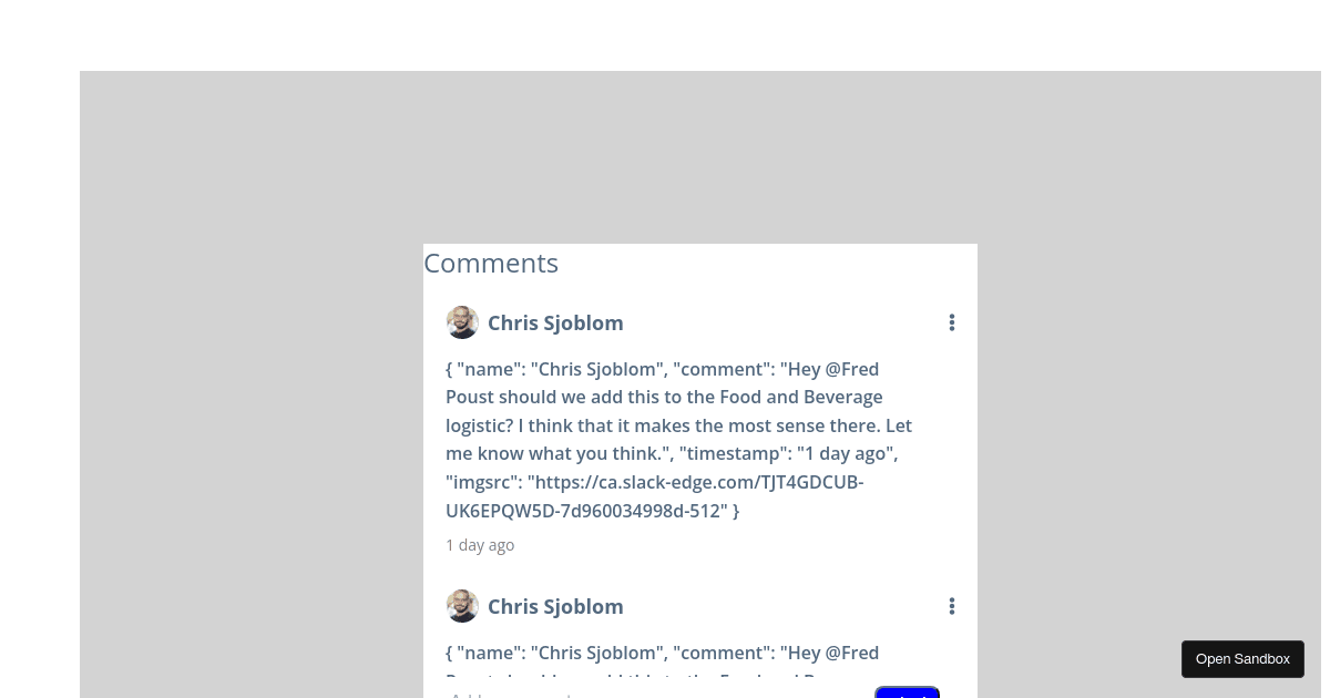 (forked) Codesandbox