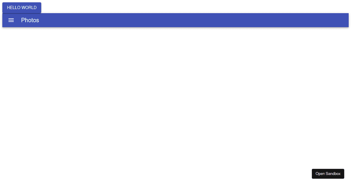 Usage - Codesandbox