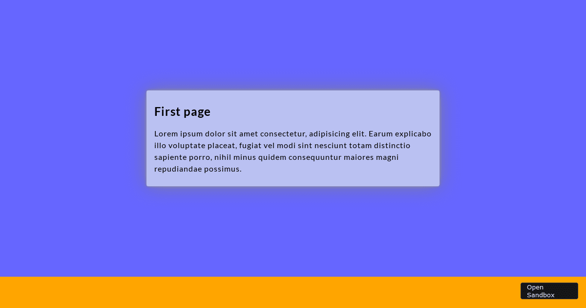 Full page scroll (forked) - Codesandbox
