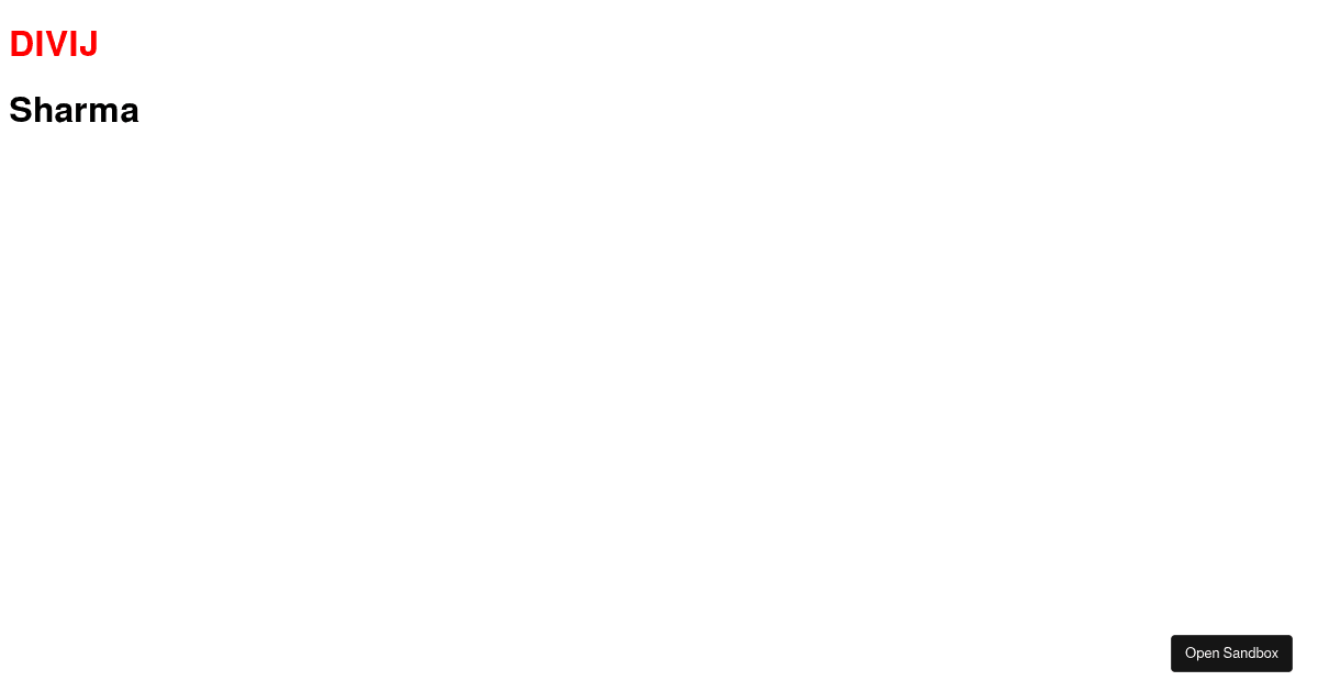 Javascript Expressions in JSX Practice (forked) - Codesandbox