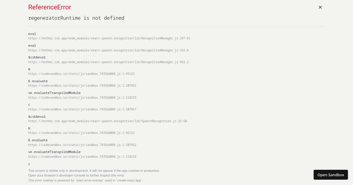 handwriting - Codesandbox