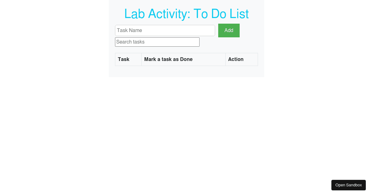 Lab Activity: Building a Todo List App using ReactJS and Redux ...