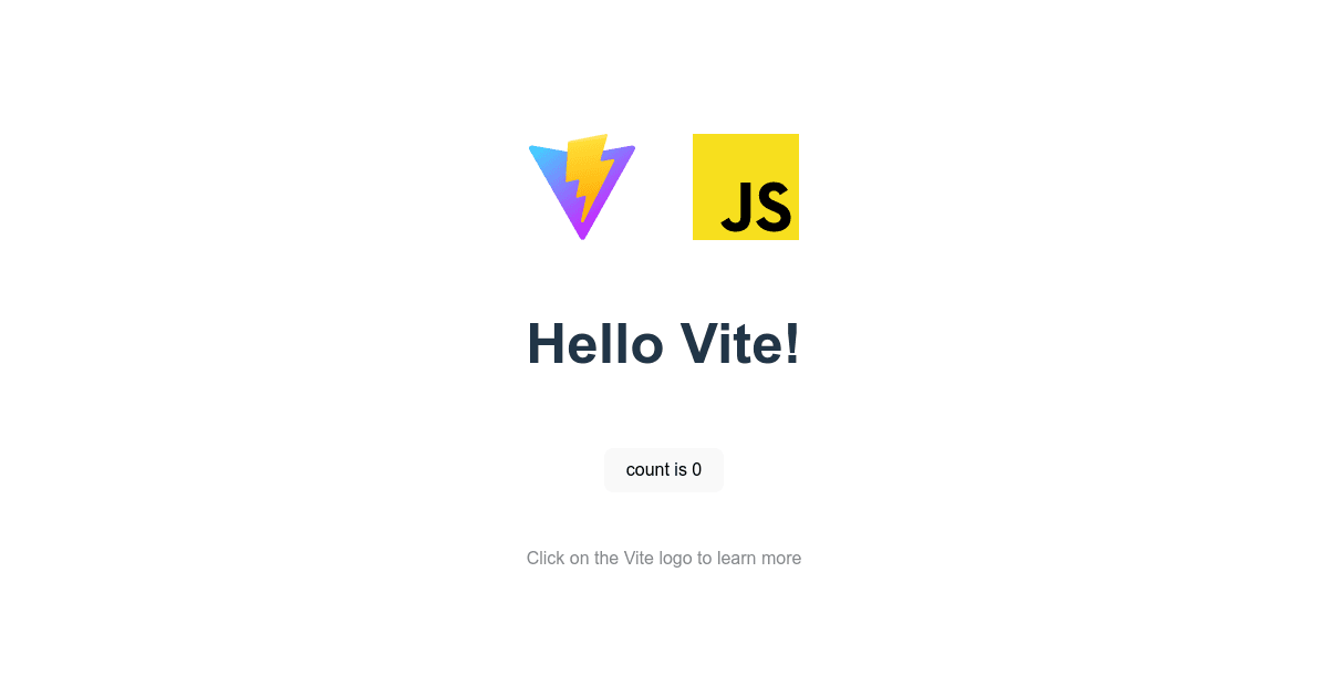 Vite Vanilla Js Codesandbox