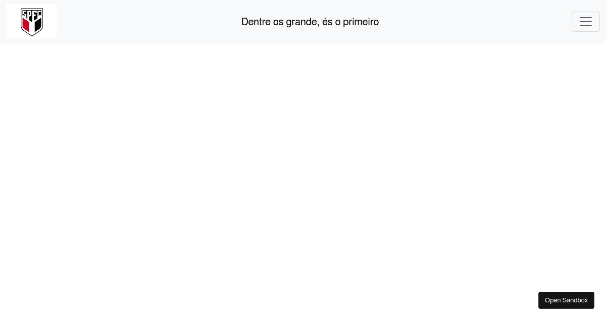 Site em BootStrap - Codesandbox