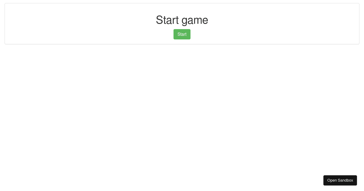 Snake Game - Codesandbox