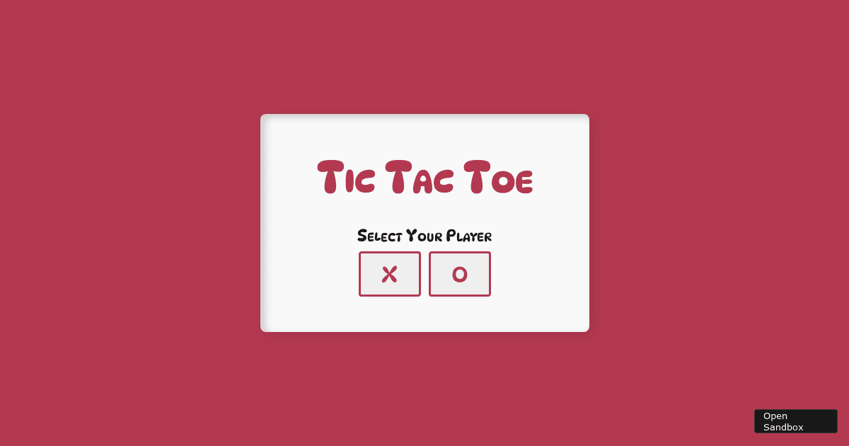 hosseinnabi-ir/Tic-Tac-Toe-Game-using-JavaScript - Codesandbox