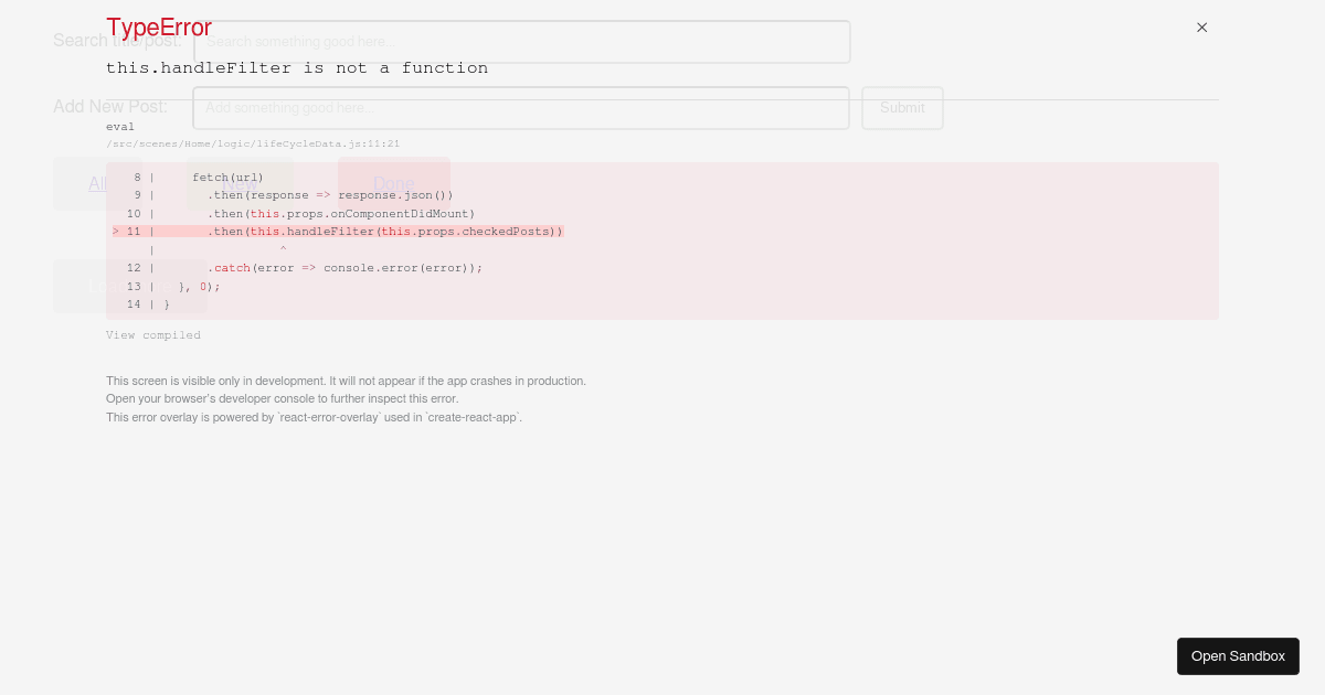 8. TODO app with Redux - Codesandbox