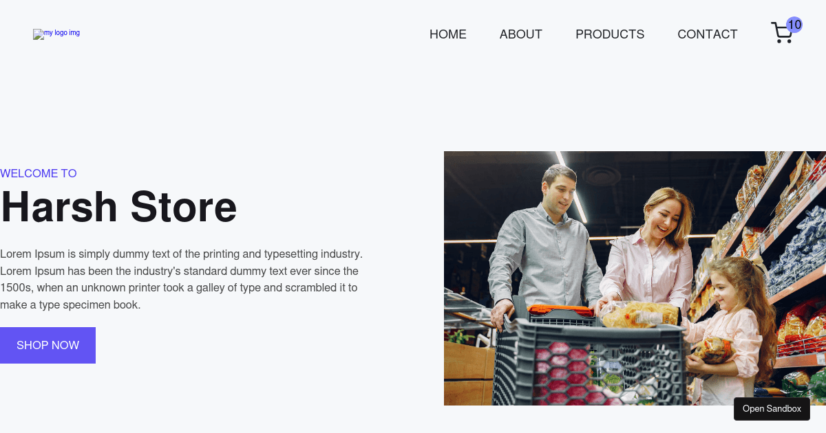 ecom - Codesandbox